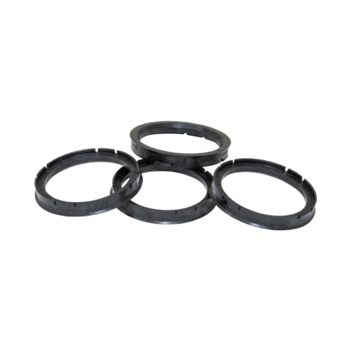 GORILLA Automotive 72-5406 Wheel Hub Centric Rings (72.62mm OD x 54.06mm ID) - Pack of 4 - size: Flanged 72mm OD - 54.06 ID