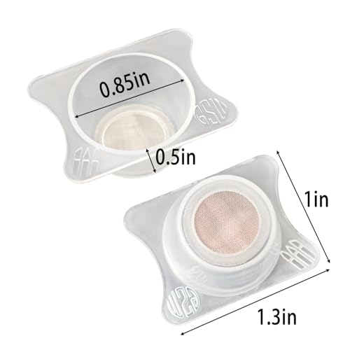 8Pcs Airbrush Paint Strainers Fine Mesh Reusable Filters for Models