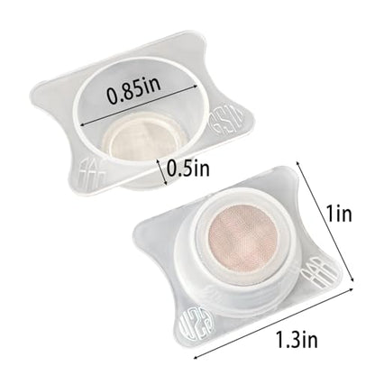 8Pcs Airbrush Paint Strainers Fine Mesh Reusable Filters for Models
