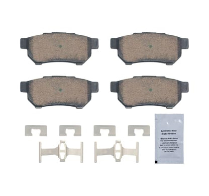 HUSCH Rear Ceramic Brake Pads Kit Fit For Acura Integra 1986-2001 - size: D374-7233
