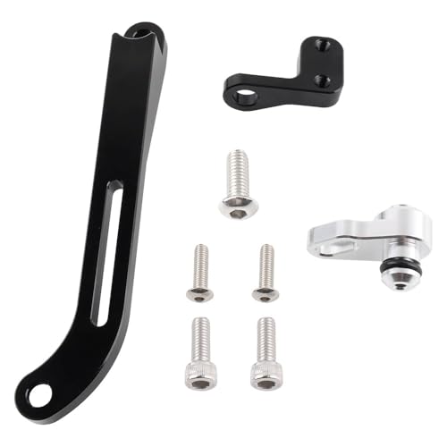 Anodized LSA Billet Throttle Cable Bracket Sliding Connection Fit for Lokar Throttle Cables - High Boost Ready, All Necessary Hardware Included