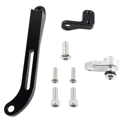 Anodized LSA Billet Throttle Cable Bracket Sliding Connection Fit for Lokar Throttle Cables - High Boost Ready, All Necessary Hardware Included
