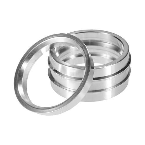 X AUTOHAUX 4pcs OD 63.1mm to ID 54.1mm Aluminum Alloy Hub Centric Rings - size: 63.1mm ID to 54.1mm OD