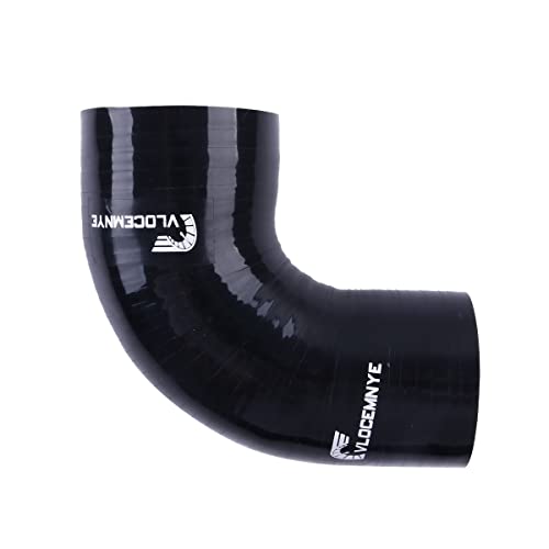 Silicone Reinforced Turbo/Intercooler/Intake Piping Coupler Industrial Hydraulic Hoses 4-Ply(5.4mm) (90 Degree ID 1 1/2" -1 3/4" inch (38mm-44mm)) - style: 90 Degree ID 1 1/2" -1 3/4" inch (38mm-44mm)