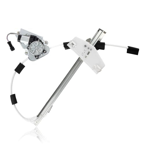 Front Passenger Power Window Regulator with Motor Assembly Compatible For Jeep Liberty KJ 2002-2006 Right Replace 741-527 55360030AM 55360030AB 55360030AG(Ball Stud Style Only) - size: Front Right