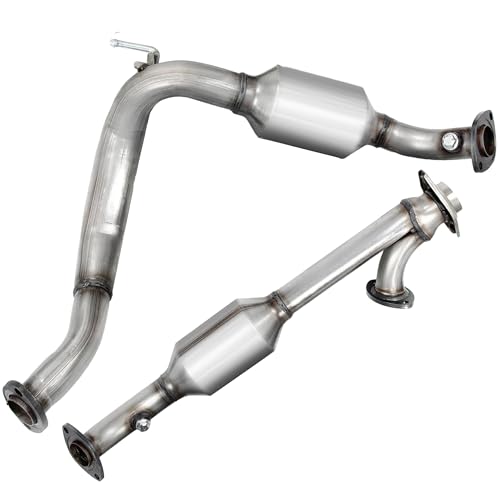 JT Exhaust Catalytic Converter Compatible with Toyota 4Runner 2003-2012, Cruiser 2007-2012 4.0L(Rear right and left)(EPA Compliant) - size: for 2003-2012 4Runner 4.0L Rear SET