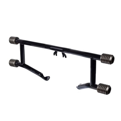 Advanblack Protek Two Step Highway Peg Crash Bar with CNC Slider Fit for 2014-2025 Harley Touring Road Glide Street Glide Electra Glide – Engine Guard Performance Upgrade (Bronze CNC) - color: Bronze CNC