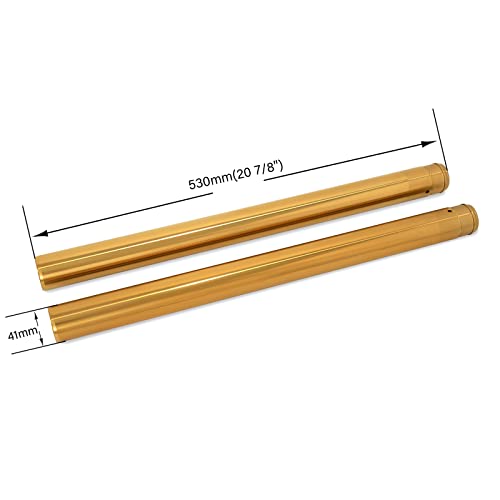 TOFR 41mm Front Fork Tubes for Harley Touring 1984-2013 OEM 45972-09 - color: Gold