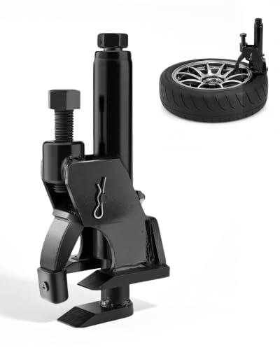 Manual Tire Bead Breaker, 38"-42" Tire Changer Tool w/Rubber Pad, Protect Aluminum Alloy Hubs, Easy-Operated Tire Repair Tools for Car Truck Tractor Mower ATV RV - color: Black