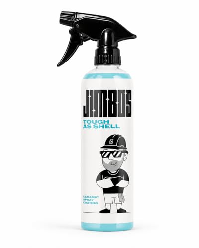 JIMBO'S TOUGH AS SHELL CERAMIC SPRAY – Super Slick, Streak-Free Protection for Paint, Glass, Trim & More | Easy-to-Use Hybrid Ceramic Coating with UV Protection | 16oz - size: 16 Fl Oz (Pack of 1)