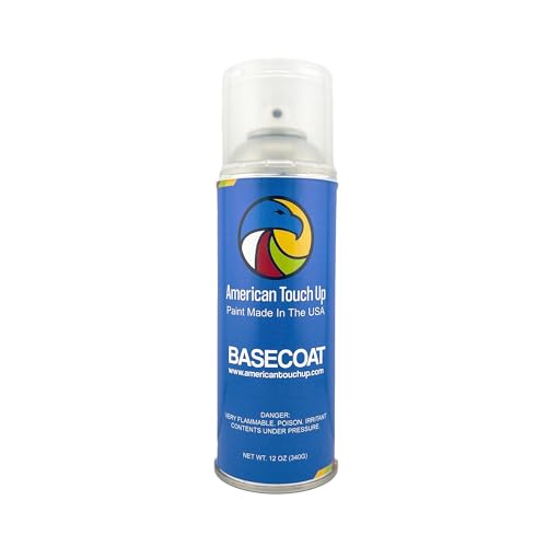 American Touch Up Paint Compatible with Chevy | 12/WA519F/GIY/519F Galaxy Silver Metallic | Spray Paint (Basecoat) - color: 12/WA519F/GIY/519F Galaxy Silver Metallic, size: Basecoat