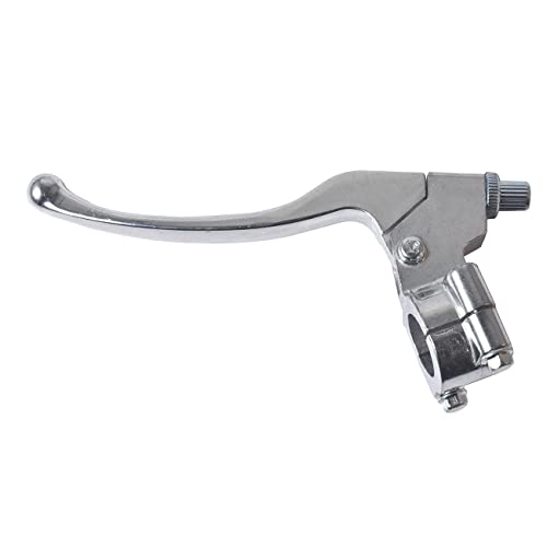 22mm 7/8" Left Brake Handle Clutch Lever Perch for Minibike Pit Dirt Bike - color: Silver