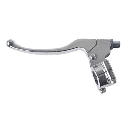 22mm 7/8" Left Brake Handle Clutch Lever Perch for Minibike Pit Dirt Bike - color: Silver