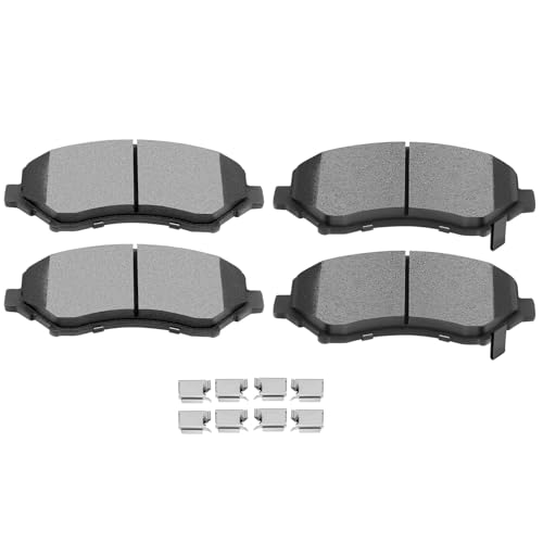 SCITOO Ceramic Pads, Front Brake Pads Brakes Kits Fit For Jeep For Wrangler - size: Front D1273 [4PCS]