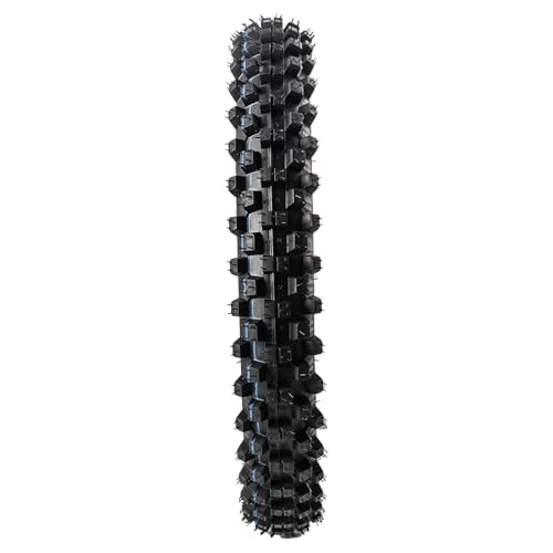 60/100-14 Front Tire 2.50-14 Inner Tube 14 Inch for KLX110 KX60 KX65 PW80 TTR90 TTR110 CRF70 XR70 Suzuk* RM60 JR80 DS80 DRZ110 Apollo RFZ SSR TaoTao 110cc 125cc Pit Dirt Bike - size: 60/100-14"