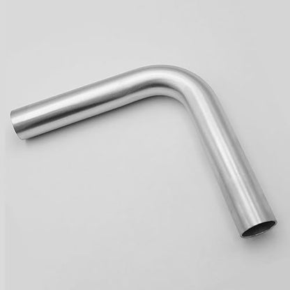 AC PERFORMANCE 1.5" 90° Degree Aluminum Elbow Intercooler Air Intake Tube - color: Silver 90, size: 1.5" (38mm)
