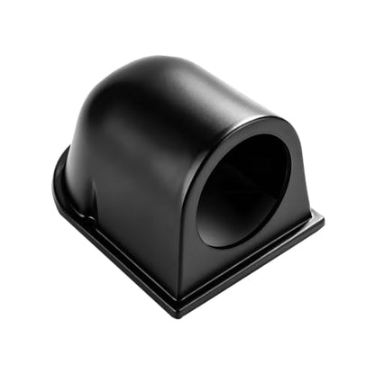 Car 2" 52mm One Hole Dash Gauge Pod Holder, One Hole Gauge Console Dashboard Pod Mount, Universal Plastic Housing Pod Meter Cup Gauges for Most Vehicles, Car Accessories - color: One Hole