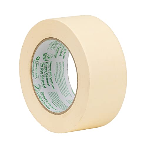 Duck Brand 394700 General Purpose Masking Tape, 1.88-Inch by 60-Yard, Single Roll, Beige - size: 1 Roll, 1.88" Width