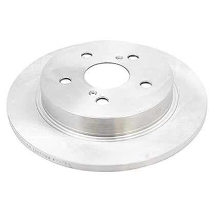 TRQ Rear Brake Pad and Rotor Set Ceramic Solid Rotors - style: BKA14525