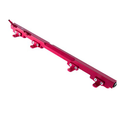1Pcs Billet Aluminum Performance Fuel Rail Red Compatible with 1997-2001 Jeep Wrangler/TJ/Cherokee & 1995-2004 Jeep Grand Cherokee 4.0L L6 Gas - size: Red