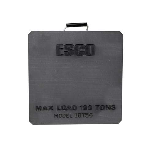 100 Ton XL Support Jack Cribbing Plate, Non-Skid Surface, Lightweight & Waterpoof Heavy Duty Stabalizer Pad - style: 100 Ton XL