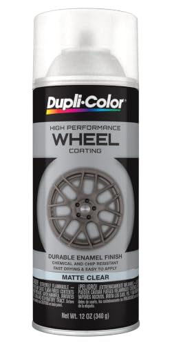 Dupli-Color Wheel Paint, Matte, Clear, 12 oz
