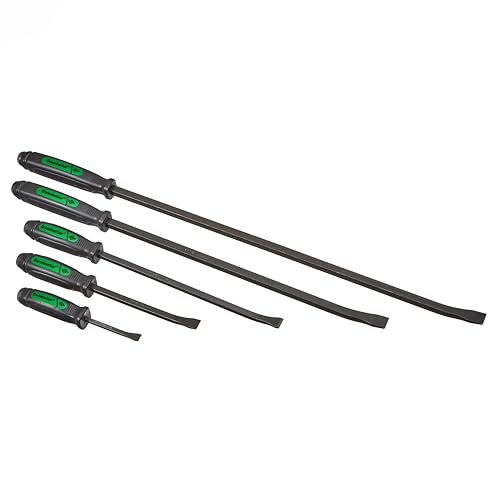 Mayhew Tools 61366GN Dominator Pry Bar, Green, 5-Piece Curved - color: Green, size: 5-Piece Curved