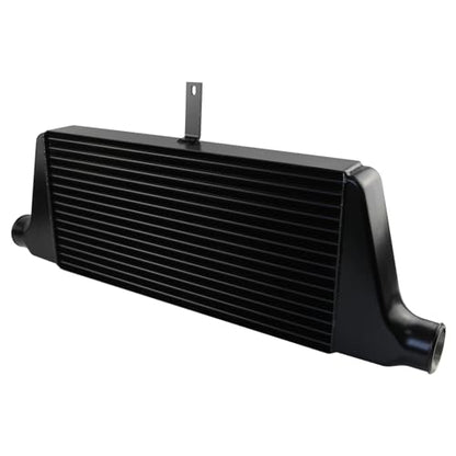 Front Mount Intercooler Kit Tube & Fin Aluminum Turbo Intercooler Compatible with Toyota Chaser Cresta Mark II JZX90 JZX100 1992-2001 1JZ-GTE 2.5L Turbo Type 24E Black