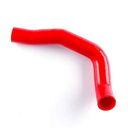 Silicone Radiator Hose For Chevrolet Nova With Clamps 1968-1974 73 72 71 70 69 (red) - color: Red