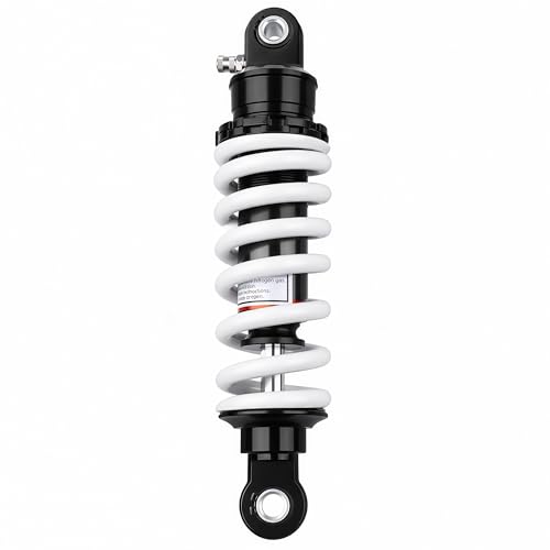255mm 10” Rear Shock Absorber, 10mm Mounting Hole Heavy Duty Spring Shock for Selected 50cc–125cc Dirt Bike Pit Bike ATV Quad Go Kart, Mini Electric Dirt Bike, Coolster TaoTao Apollo SSR
