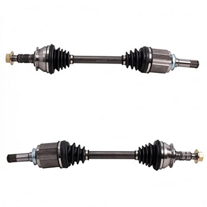 TRQ Front Driver Side and Passenger Side CV Axle Assembly Set 2 Piece - style: CSA34184