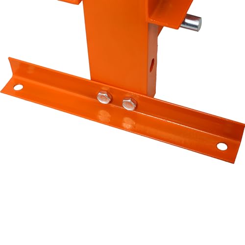 6-Ton Hydraulic Shop Press Heavy-Duty Benchtop A-Frame Power Press with Adjustable Height Press Plates and Safety Valve Orange Hydraulic Press for Garage Auto Repair and Metalworking