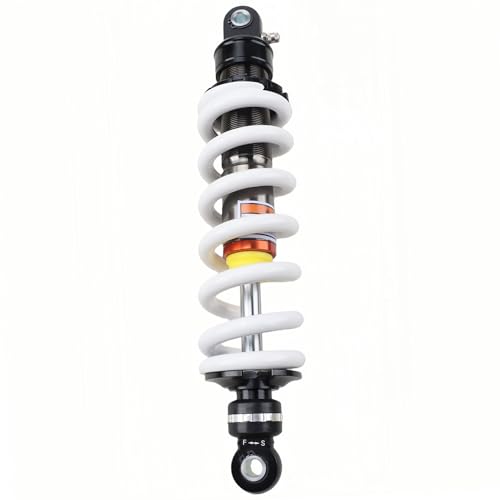 340mm (13.4") Universal Rear Shock Absorber, Adjustable Rebound & Preload Suspension 12mm HeavyDuty Spring for 70cc 90cc 110cc 125cc 150cc 250cc Dirt Bike Pit Bike Motorcycle ATV Quad