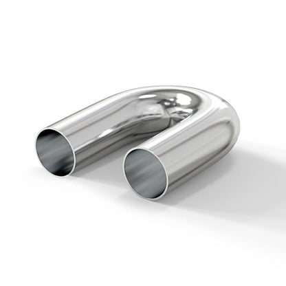 GASHER 1PCS 180 Degree Aluminum Alloy Tube Intercooler Pipe Air Intake Tube 2"OD, Leg Length 4" (100mm) - color: 180 degree, size: 2"OD (1 PC)