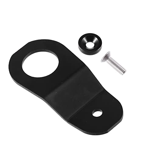X AUTOHAUX Engine Water Tank Radiator Bracket Radiator Stay Mount Bracket and Washer Kit for Honda Civic 1996-2000 Aluminum Alloy Black 1 Set - color: Black