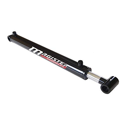 Magister Hydraulic Cylinder 2.5" Bore x 23.5" Stroke, Loader Welded Hydraulic Ram with Cross Tube Ends, Double Acting Hydraulic Piston 3500 PSI (WLD 2.5x23.5) - color: 2.5" Bore, size: 23.5" Stroke