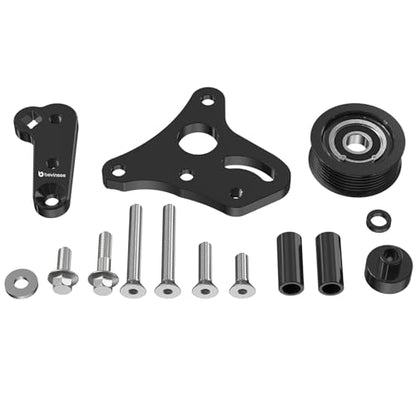 Bevinsee LS Truck Manual Belt Tensioner with Pulley for LSX 4.8L 5.3L