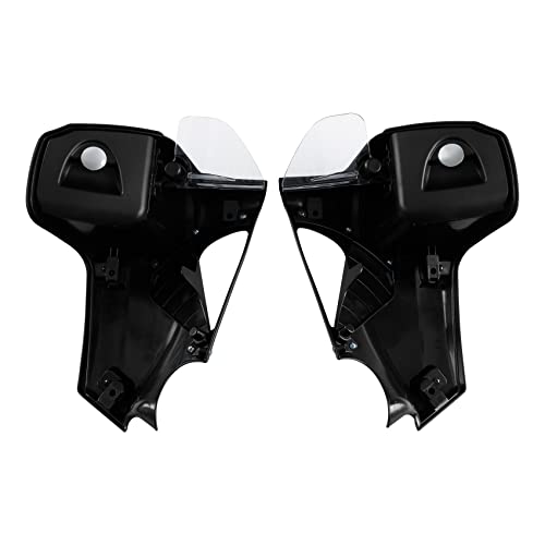 TCT-MOTORPARTS Mustache Engine Guard Highway Crash Bar+ Matte Black Lower Fairing Kit Fit for Indian Roadmaster 2023-2025 Springfield Dark Horse 2016-2025 - color: Black Crash Bar+Matte Black Fairing