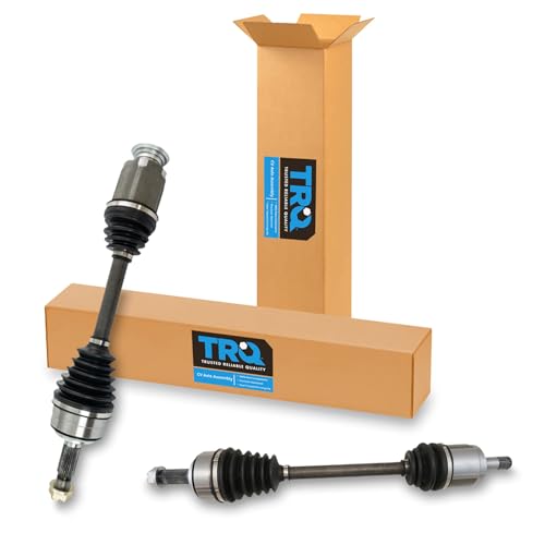 TRQ Front 2 Piece CV Axle Shaft Assembly Set - style: CSA72815