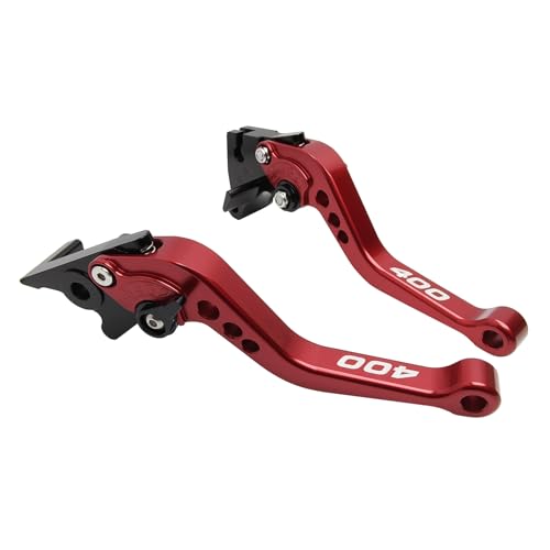 Adjustable Short Levers Replacement for Ninja 400 Z400 EX400 18-23 - color: Red