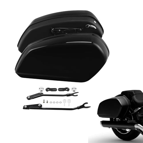 TCMT Saddlebag Saddle Bags Left+Right Fit For Harley Sport Glide FLSB 2018-2024 - color: Black Set A, size: Fit For Sport Glide