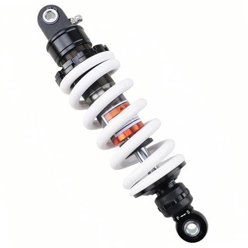270mm 10.6” Adjustable Rear Shock Absorber, Rebound & Preload Adjustable Heavy Duty Spring Suspension Shock 800 lbs Max Load for Dirt Bike Pit Bike Mini Bike Electric Dirt Bike ATV Motorcycle