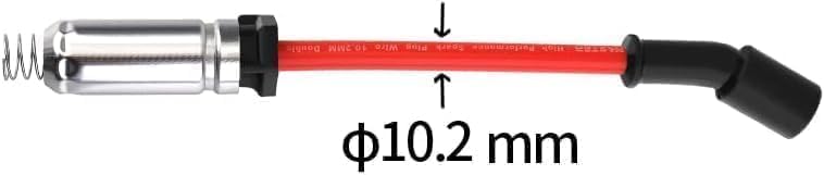 10.2MM Spark Plug Wire Set for Silverado Sierra 5.3L 6.0L 6.2L 6.6L V8 Red