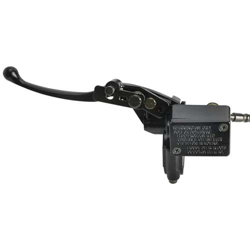Twin Caliper Hydraulic Rear Brake Assembly with Master Cylinder & Lever for Rear Drive ATV Quad Trike