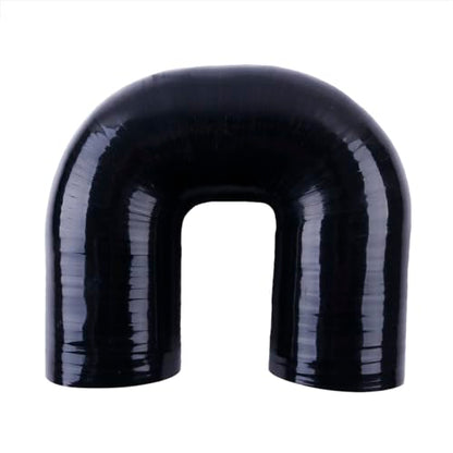 180 Degree Coupler U Bend Shape Elbow Silicone Hose Pipe ID 4"(102mm) Thicknesses 4-ply(5.4mm) Reinforced for engine turbo Air intake boots coupling intercooler throttle body Industrial tube - size: ID102