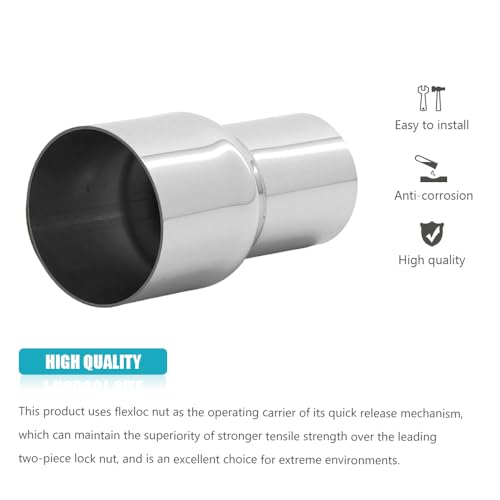 Universal 1.5'' ID to 2'' ID Exhaust Pipe Adapter Connector Reducer 304 Stainless Steel 1.5 Inch to 2 Inch 1 1/2” ID to 2 ID kit - size: 1.5" ID to 2" ID