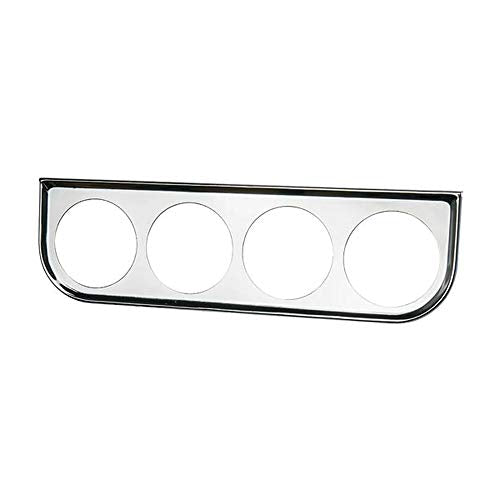 GlowShift Universal Chrome Quad Gauge Mounting Bracket Pod Holder