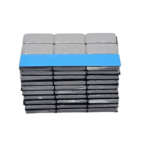 C-HORSE 540 Pcs,1 Oz, Grey, Adhesive Stick On Wheel Weights, Blue Adhesive Easy Peel Tape - (1 Oz, Grey, 6 Boxes, 540 Pcs) Wheel Weights Stick On Wheels - color: Grey