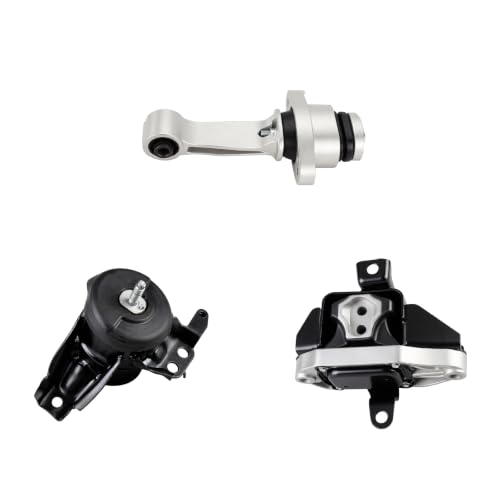 Engine Motor Mount & Transmission Mount Set Compatible with 2015-2019 Hyundai Sonata 2.0L/2.4L L4, 2016-2020 Kia Optima 2.0L/2.4L L4, Auto- 3PCS Replacement for A61001 A71101 A71099 - size: 2015-2019 Hyundai Sonata 2.0L