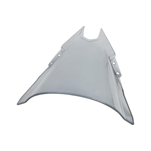 Motorcycle 18.4" Windscreen Windshield Replacement for Kawasaki Ninja500 Ninja 500 SE 2024 2025 2026 PC Windscreen Double Bubble (Titanium) - color: Titanium